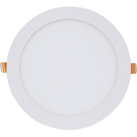 Plafonnier encastré GIA Round Recessed IP23 LED SMD 24W 2280lm CRI80 4000K Blanc (1/2)