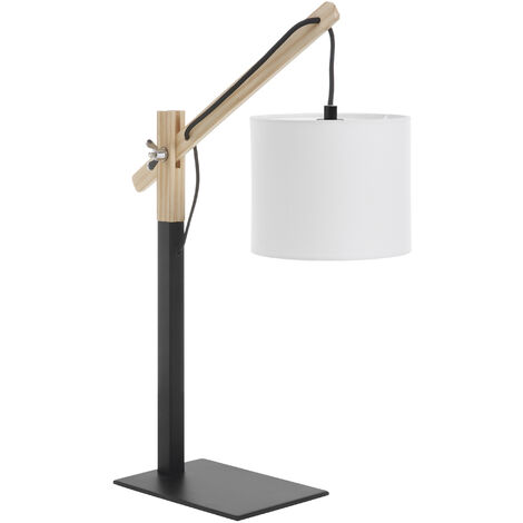 Lampe à poser tilt BRITTA E27 42W Noir (1/3)