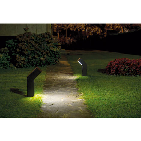 Borne CLINA IP55 Corte de fase L,C LED COB 10W 900lm CRI90 3000K 558mm Oxyde brun