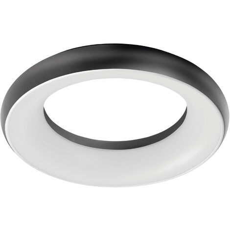 Applique / Plafonnier FRED IP40 LED SMD 25W 1850lm CRI80 3000K 120º - Noir (1/5)