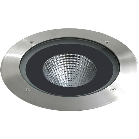 Spot Acier Inox Spot Encastrable Sol GU10 IP67 - Acier Inox 304, Verre Sécurité - Charge 2000kg - Étanche Poussière/eau Gu10 Ip67 étanche