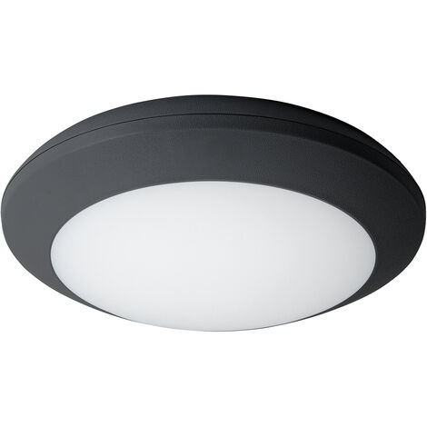 Applique PIRO Medium IP66 GX53 LED T2 15W 1780lm/1940lm CRI80 2700K/4000K Noir (1/2)