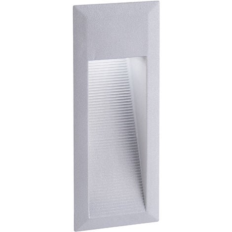 Encastré mural BELVEDERE IP54 LED SMD AC 3W 200lm(65lm) CRI80 3000K Gris