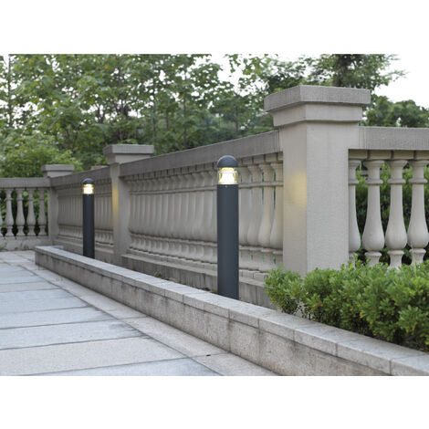 Borne NATAN IP54 E27 20W 890mm Anthracite