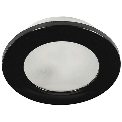 Plafonnier encastré IBIZA IP44 LED SMD 3.20W 290lm CRI80 3000K 110º Noir (1/3)