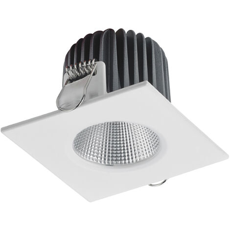 Plafonnier encastré NIX Fijo cuadrado IP44 LED COB 8W 680lm CRI85 3000K 40º Blanc (1/3)