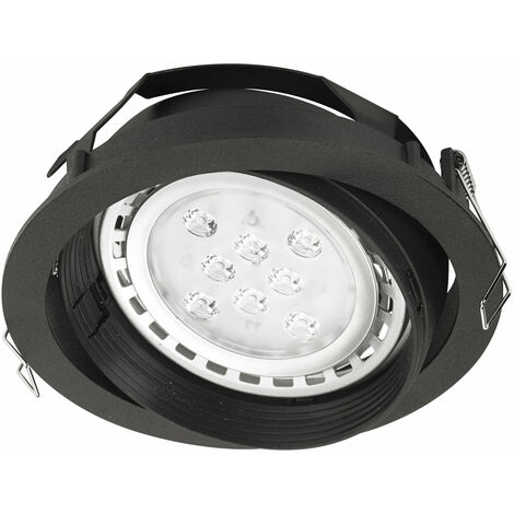 Plafonnier encastré tilt HELENE G53 65W Noir (1/3)
