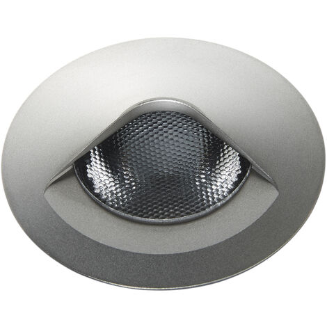 Sol encastré 1 d'émission PUSSA IP67 LED SMD 4W 320lm CRI90 3000K Gris (1/2)
