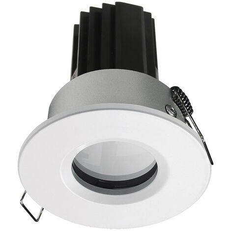 Plafonnier encastré PALMA Fixed Round IP65 Dali LED COB 10.10W 949lm(719lm) CRI97 3000K 50º Blanc (1/2)