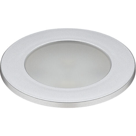 Plafonnier encastré IBIZA IP44 LED SMD 3.20W 290lm CRI80 3000K 110º Chromé mat (1/3)