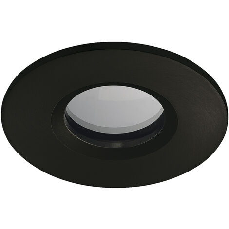 Plafonnier encastré PALMA Fixed Round IP65 LED COB 8W 766lm CRI85 3000K 40º Noir (1/3)