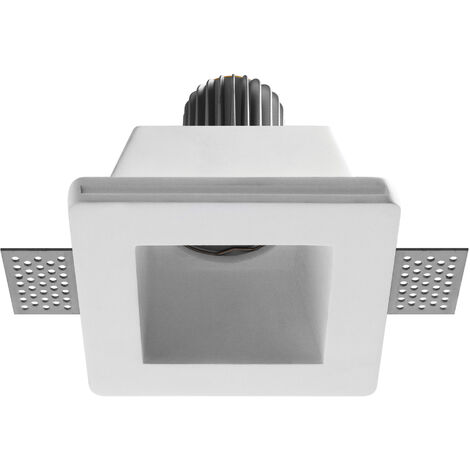 Plafond trimless LEN Square GU10 50W Blanc (1/5)