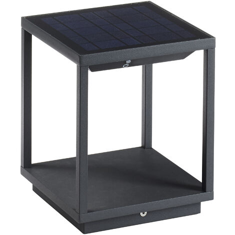 Borne SOLEI Symmetric IP54 LED SMD 3.50W 300lm(300lm) CRI80 3000K 35º Crépuscule 245mm Anthracite (1/6)