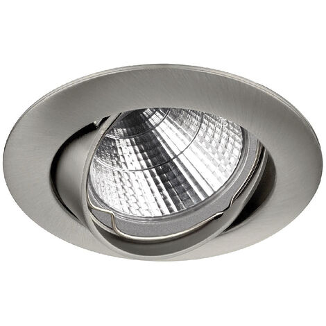 Plafonnier encastré tilt NIX Adjustable Round GU5.3 50W Nickel mat (1/3)