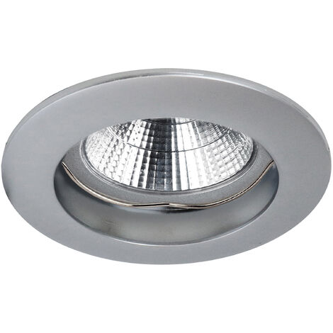 Plafonnier encastré NIX Fixed Round GU5.3 50W Chromé mat (1/3)