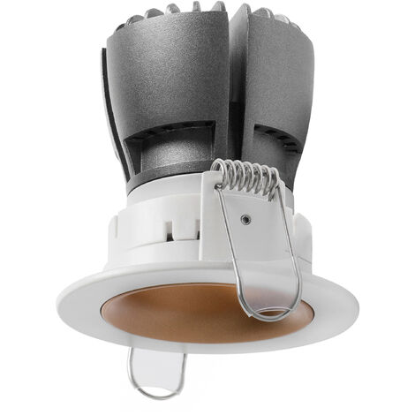 Plafonnier encastré NOK1 Fijo LED COB 7W 675lm CRI80 3000K 40º - Blanc (1/3)