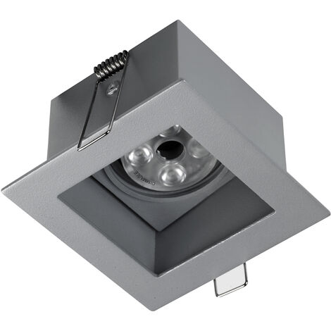 Spot Encastrable De Plafond OSMIN + Anneau Interchangeable - GU10 - Blanc - Design Moderne Éclairage LED