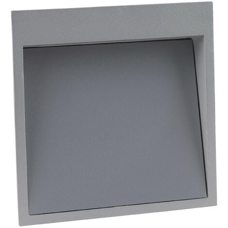 Encastré mural DAIN IP66 LED SMD 9W 1000lm(412lm) CRI80 3000K 53º Gris (1/3)