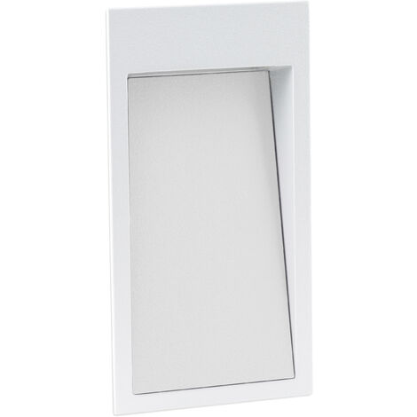 Encastré mural DAIN IP66 LED SMD 4.50W 500lm(225lm) CRI80 3000K 53º Blanc (1/2)
