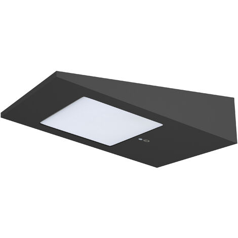 Applique solaire COMO Symmetric IP54 LED SMD 2.20W 480lm(182lm) CRI80 3000K 107º Crépuscule,Mouvement Anthracite (1/5)