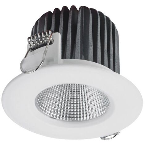 Plafonnier encastré NIX IP44 Dali LED COB 8W 680lm CRI85 3000K 40º Blanc (1/4)