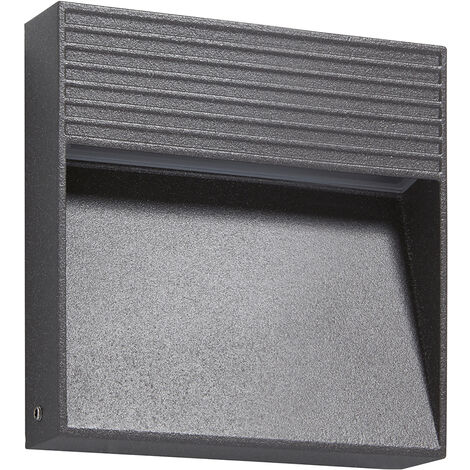 Applique asymétrique RIMA IP65 LED SMD AC 5W 540lm(135lm) CRI80 3000K Anthracite (1/3)