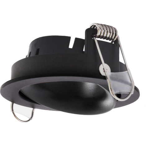 Plafonnier encastré NOK1 Adjustable Round Noir Noir (1/2)