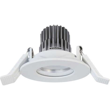 Plafonnier encastré INEL Fixed Round IP65 LED COB 6.20W 797lm(661lm) CRI90 4000K 40º Blanc (1/2)