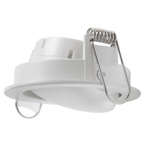Plafonnier encastré NOK1 Adjustable Round Blanc Blanc (1/2)