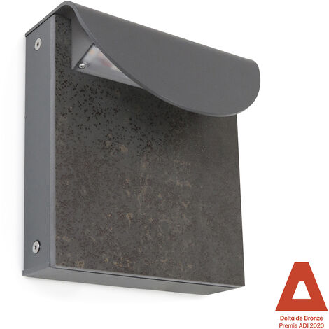Applique DION IP65 LED SMD 8.50W 1500lm(558lm) CRI80 3000K 120º Neolith Iron Moss Satin (1/5)