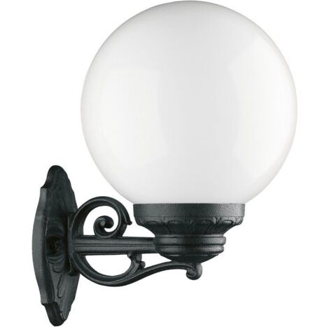 Applique classique INDURA GLOBO IP55 E27 70W Noir (1/3)