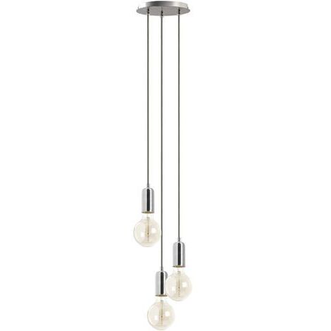Suspension A TU ESTILO E27 3x60W Chromé (1/3)