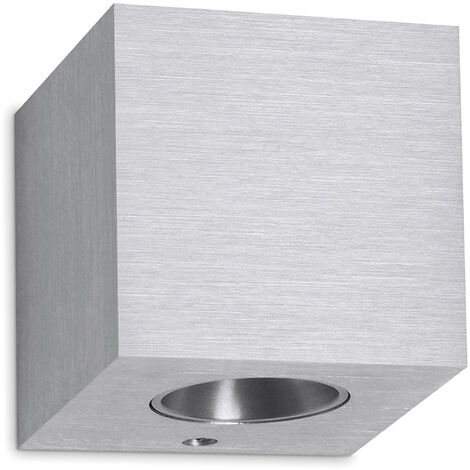 Applique BRICK LED SMD 2x3W 165lm(182lm) CRI80 3000K 110º,110º up-down Aluminium brossé (1/5)