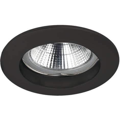 Plafonnier encastré NIX Fijo redondo GU5.3 50W Noir (1/3)
