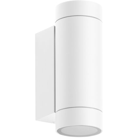 Applique CUB Round IP54 GU10 2x4.50W up-down Blanc (1/3)