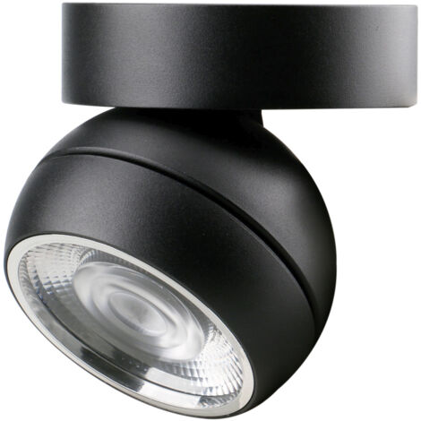 Montage en surface tilt UKU4 Corte de fase L,C LED COB 7W 881lm(788lm)/913lm(770lm)/954lm(822lm) CRI90 2700K/3000K/4000K 60º Noir (1/4)