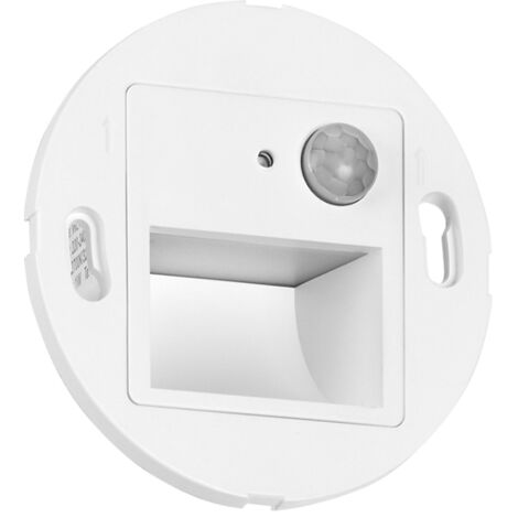 Encastré mural COVER IP44 LED SMD 2W 148lm/154lm/168lm CRI80 2700K/3200K/4000K Crépuscule,Mouvement Blanc (1/3)