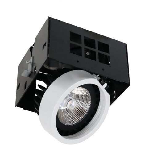 Plafonnier encastré tilt ATOLON LED COB 17W 2280lm CRI85 4000K 28º Blanc (1/5)