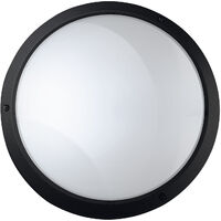 Applique PLAFF Round IP65 E27 42W Noir