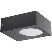 Applique GUIU IP54 LED SMD 6W 642lm(505lm) CRI80 3000K 24º Anthracite