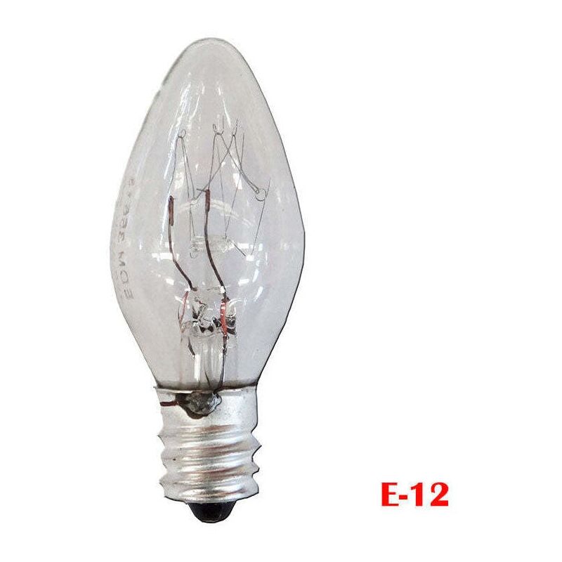 Ampoule Incandescente Bougie-mini Clair 7w E-12
