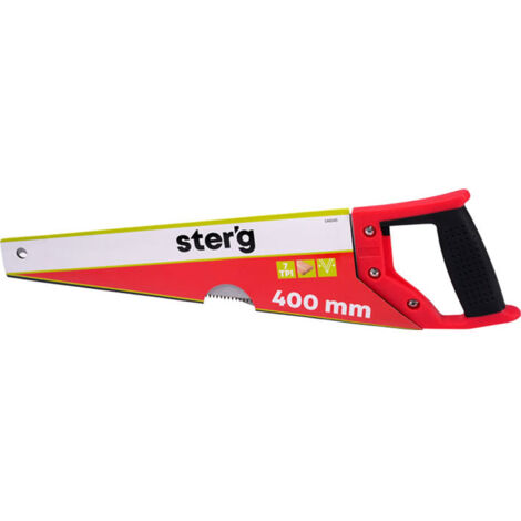 Scie Bois égoïne à Main 450mm 7 Tpi Dents Affûtées Sur 3 Cotes,PRSCE4507TPI