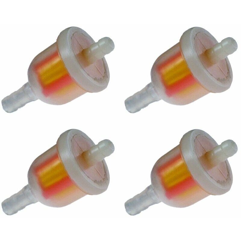 2 Filtres à Carburant Universels 9.5mm/10mm/3/8" - Pour Moto CBR600, VT600, GL1500 Et Autres - Remplacement OEM - 10