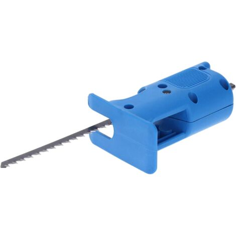 Kit De Fixation De Scie Alternative Adaptateur Pour Perceuse Sans Fil - Coupe Bois, Métal Et Viande - Adaptateur De Scie Alternative Avec Tige De Connexion Triangulaire