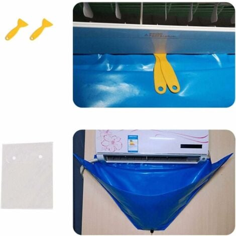Couverture De Nettoyage De Climatiseur, Sac De Couverture étanche De Nettoyage De Climatisation Divisé Avec Tuyau D'eau Sac De Couverture De Nettoyage De Climatiseur étanche Pour Climatiseurs-DPZO