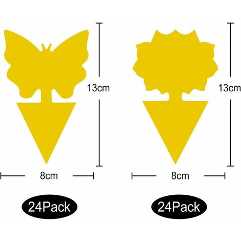 16PCS Anti Moucheron Plante,Attrape Moucheron Interieur,Attrape  Mouche,Pièges à Insectes,nematodes moucherons,plug-in piège