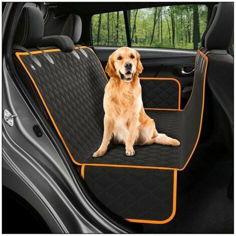 Housses de siège de voiture pour chien Housse de siège pour animal de  compagnie, housse de siège arrière imperméable et antidérapante compatible  avec la ceinture de sécurité moyenne, convient à la plupart