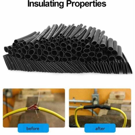 Sourcing Map Gaine Thermorétractable 16mm Dia. Thermorétractable Tube