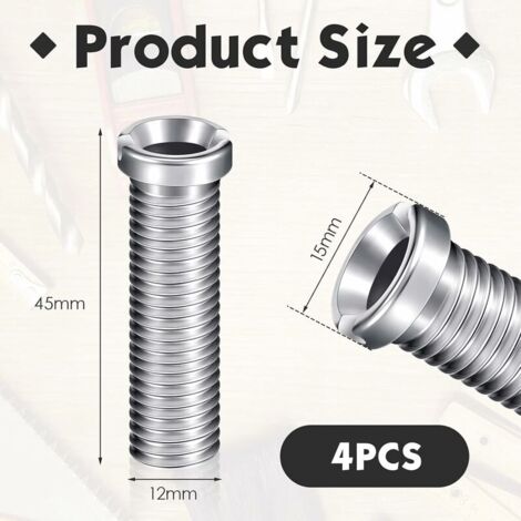 Kit De 321 Vis à Tête Hexagonale Creuse (Allen) En Inox - Tailles #6-32 à 1/4-20 - Acier 18-8 - Pour Bricolage, Réparations Et Assemblages