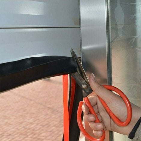 DPZO Polyvalent Caoutchouc Bande Joint, Porte Garage Bande Joint, Volet Portes Bande Joint, Temps Bord Bordure Enveloppement Complet Bas Scellé（2.5m）-DPZO